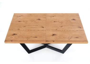MASSIVE extension table color light oak  black2