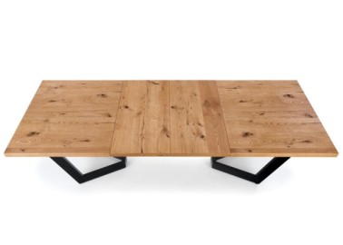 MASSIVE extension table color light oak  black10