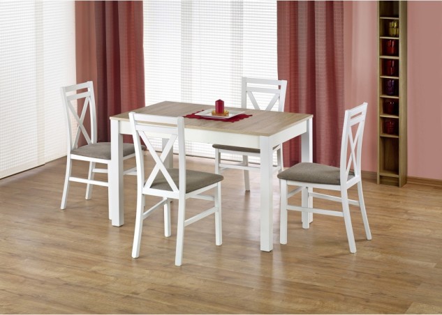 MAURYCY table color sonoma oak  white0