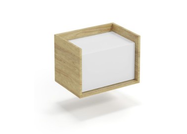 MOBIUS low cabinet 1D color hikora oakwhite0