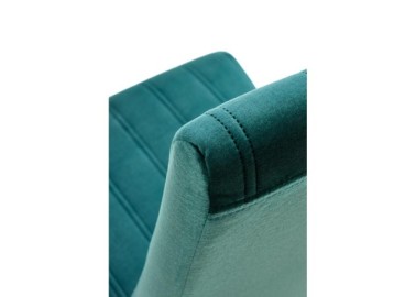 DIEGO 2 chair color quilted velvet Stripes - MONOLITH 371