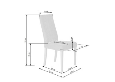 DIEGO chair color white2