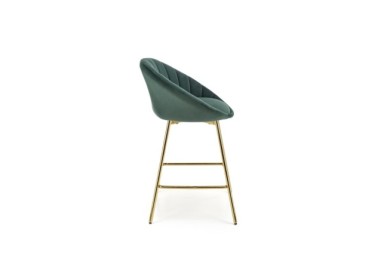 H112 bar stool dark green  gold7