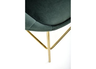 H112 bar stool dark green  gold13