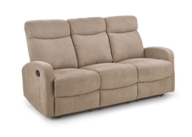 OSLO 3S sofa with recliner function color beige0