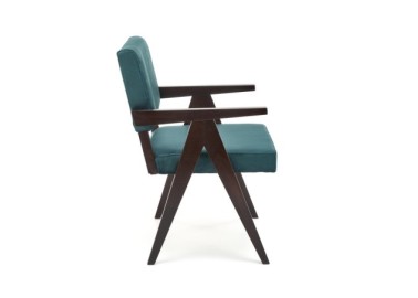 MEMORY chair ebony  dark green Monolith 373