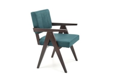 MEMORY chair ebony  dark green Monolith 374