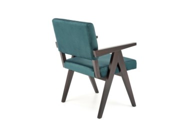 MEMORY chair ebony  dark green Monolith 375