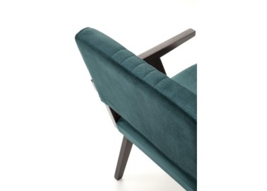 MEMORY chair ebony  dark green Monolith 378