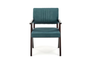 MEMORY chair ebony  dark green Monolith 379