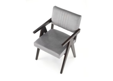MEMORY chair ebony  grey Monolith 851