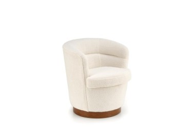 AMY leisure chair creamywalnut1