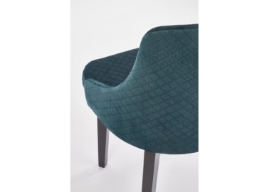 TOLEDO 3 chair color quilted velvet Karo 4 - MONOLITH 374