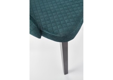 TOLEDO 3 chair color quilted velvet Karo 4 - MONOLITH 376