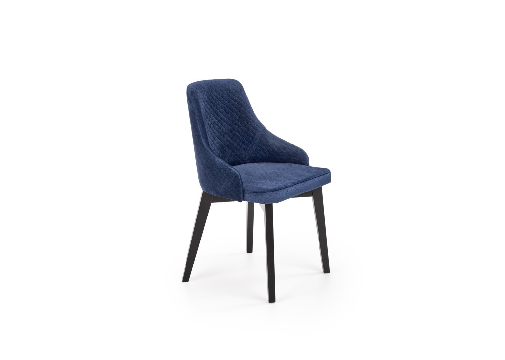 TOLEDO 3 chair color quilted velvet Karo 4 - MONOLITH 770