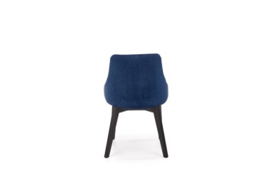 TOLEDO 3 chair color quilted velvet Karo 4 - MONOLITH 771