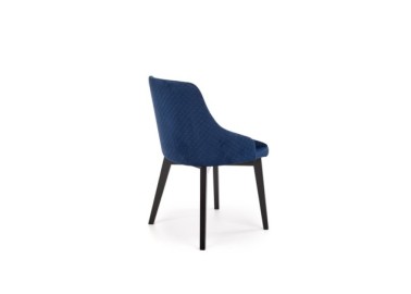 TOLEDO 3 chair color quilted velvet Karo 4 - MONOLITH 773