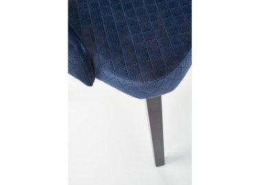 TOLEDO 3 chair color quilted velvet Karo 4 - MONOLITH 775