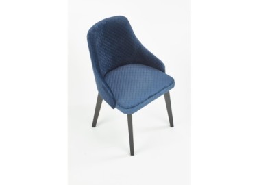 TOLEDO 3 chair color quilted velvet Karo 4 - MONOLITH 779