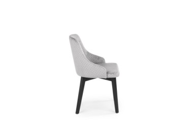TOLEDO 3 chair color quilted velvet Karo 4 - MONOLITH 852