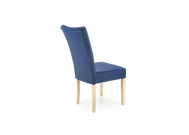 VERMONT chair honey oak  dark blue Monolith 773