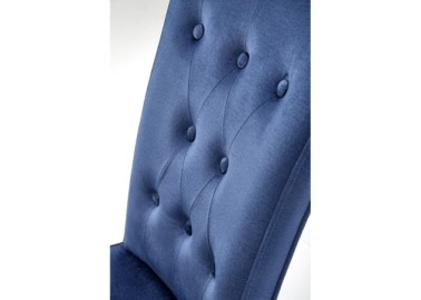 VERMONT chair honey oak  dark blue Monolith 774