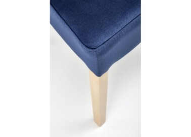 VERMONT chair honey oak  dark blue Monolith 776