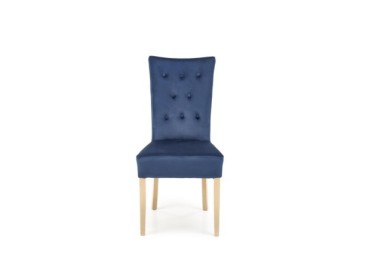 VERMONT chair honey oak  dark blue Monolith 777