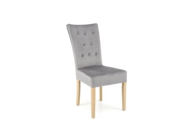 VERMONT chair honey oak  grey Monolith 858