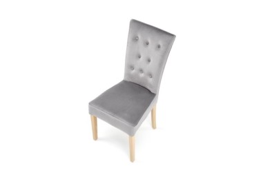 VERMONT chair honey oak  grey Monolith 859