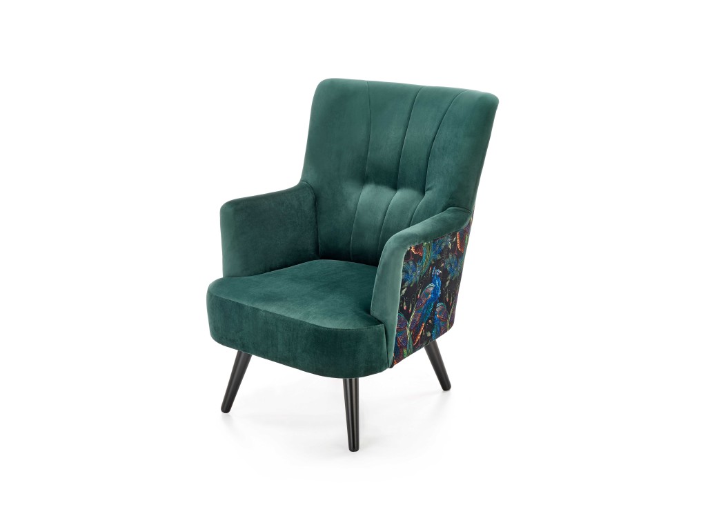 PAGONI chair color dark green  black0