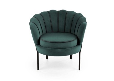 ANGELO leisure armchair dark green black2