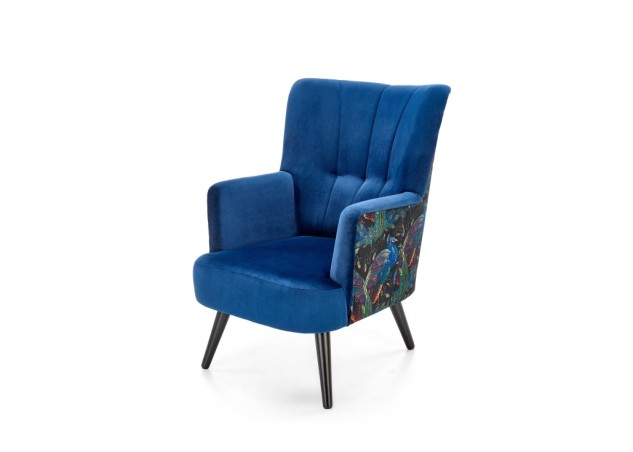 PAGONI chair color dark blue  black0