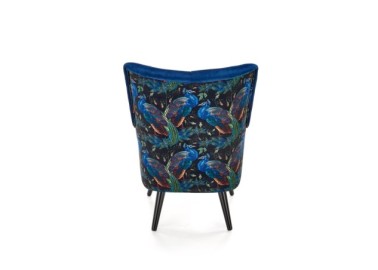 PAGONI chair color dark blue  black3