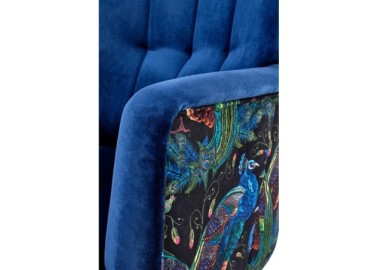 PAGONI chair color dark blue  black7