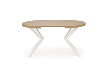 PERONI extension table gold oak  white4