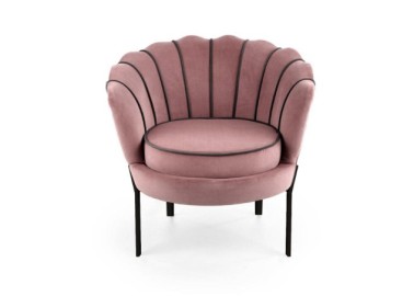 ANGELO leisure armchair pink  black1
