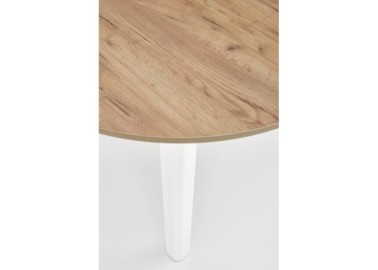 RINGO table craft oak  white9