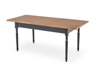 STEFANO table dark oakblack1