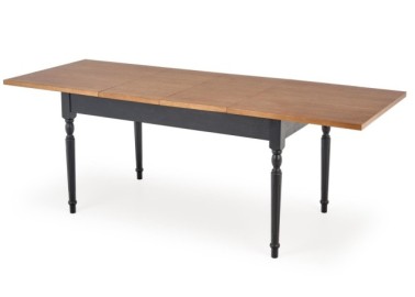 STEFANO table dark oakblack2
