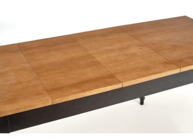 STEFANO table dark oakblack3