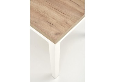 TIAGO SQUARE extensions table craft oak  white9