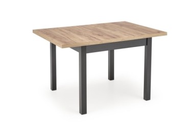 TIAGO SQUARE extensions table craft oak  black2
