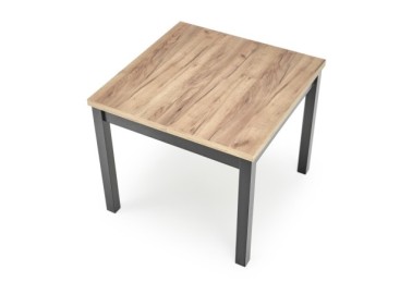 TIAGO SQUARE extensions table craft oak  black4