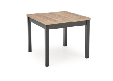 TIAGO SQUARE extensions table craft oak  black6