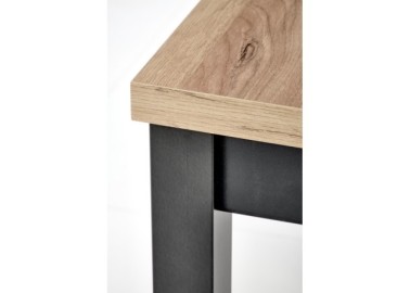 TIAGO SQUARE extensions table craft oak  black14