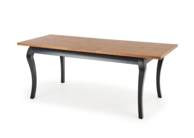 WINDSOR extension table color dark oakblack11