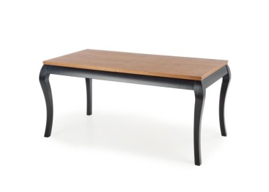 WINDSOR extension table color dark oakblack12