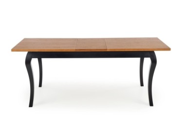 WINDSOR extension table color dark oakblack17