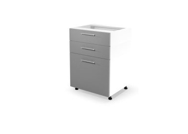 VENTO DS3-6082 lower cabinet with drawers color whitelight grey0